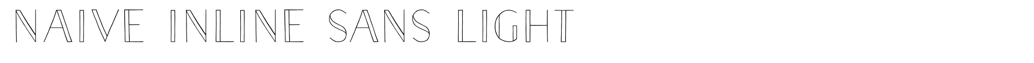 Naive Inline Sans Light image